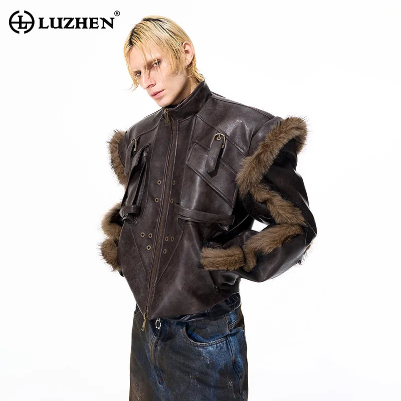 Street Fashion Men 2025 - LUZHEN Fashion Personalized High Street Fur