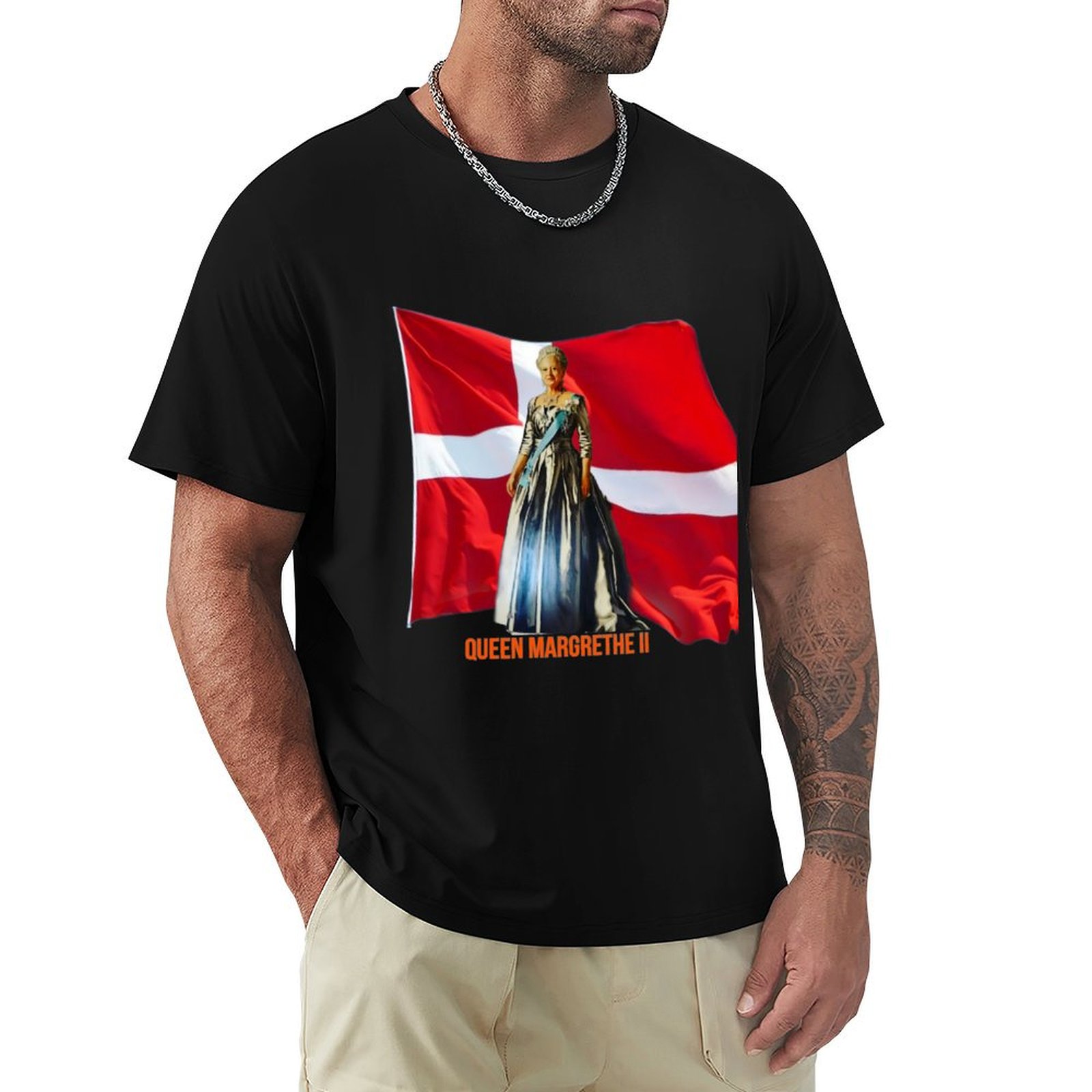 Queen Margrethe II T-Shirt Str - Queen Street Fashion review and price