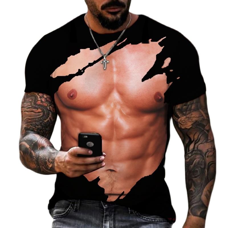 Summer Fashion Men's 3D Printe - Street Fashion For Short Guys review and price