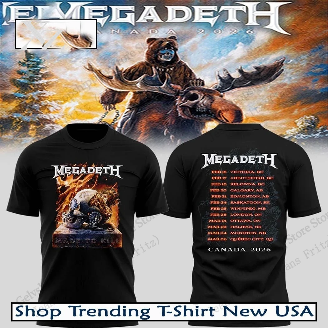 Hip Hop Rock Megadeth Band Can - Street Fashion Canada review and price