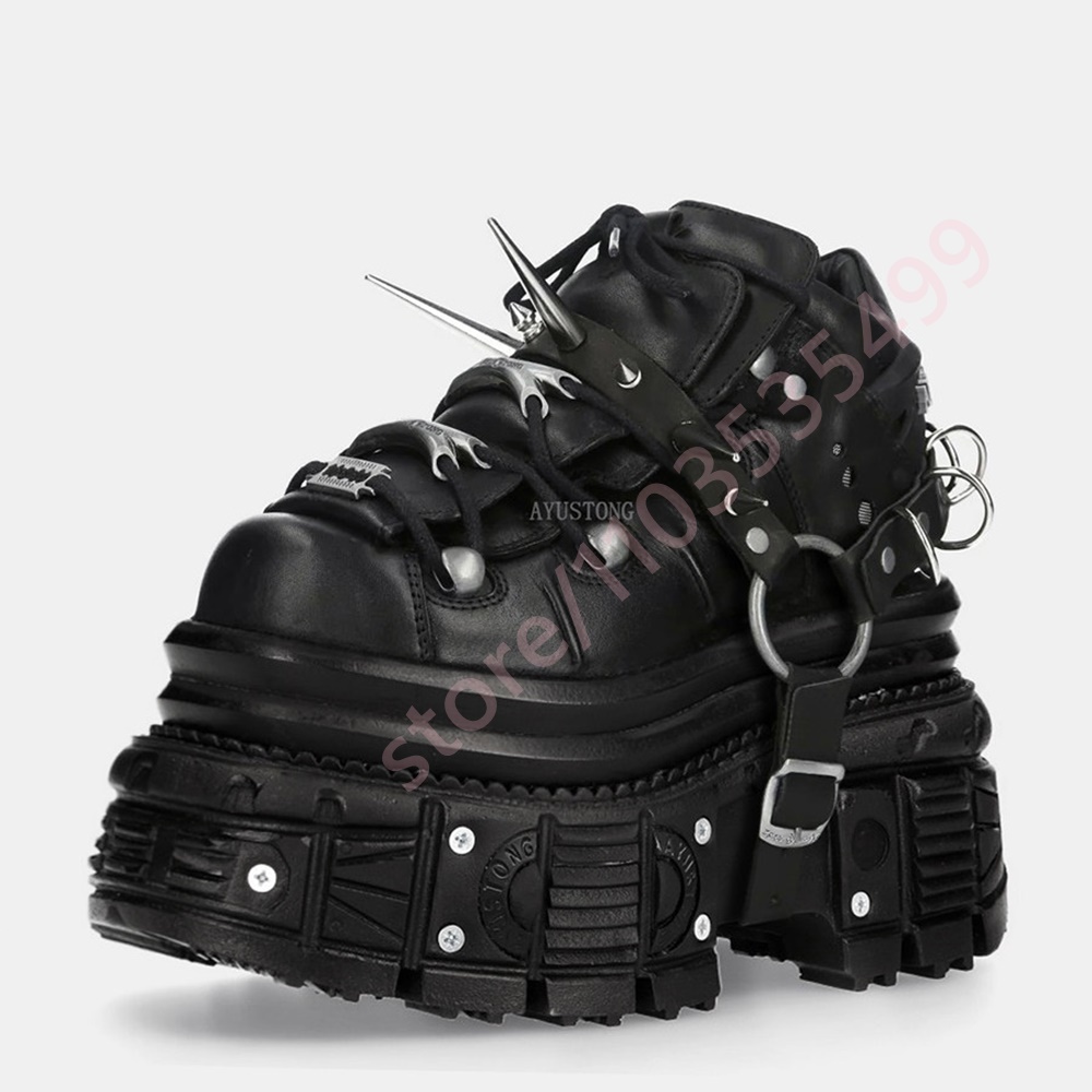2026 New Black Gothic Punk Pla - Street Fashion Y2K review and price