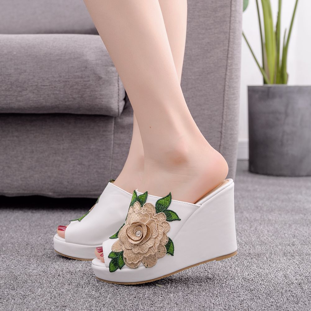 Womens Flower Open Toe Fashion - Queen Street Fashion review and price