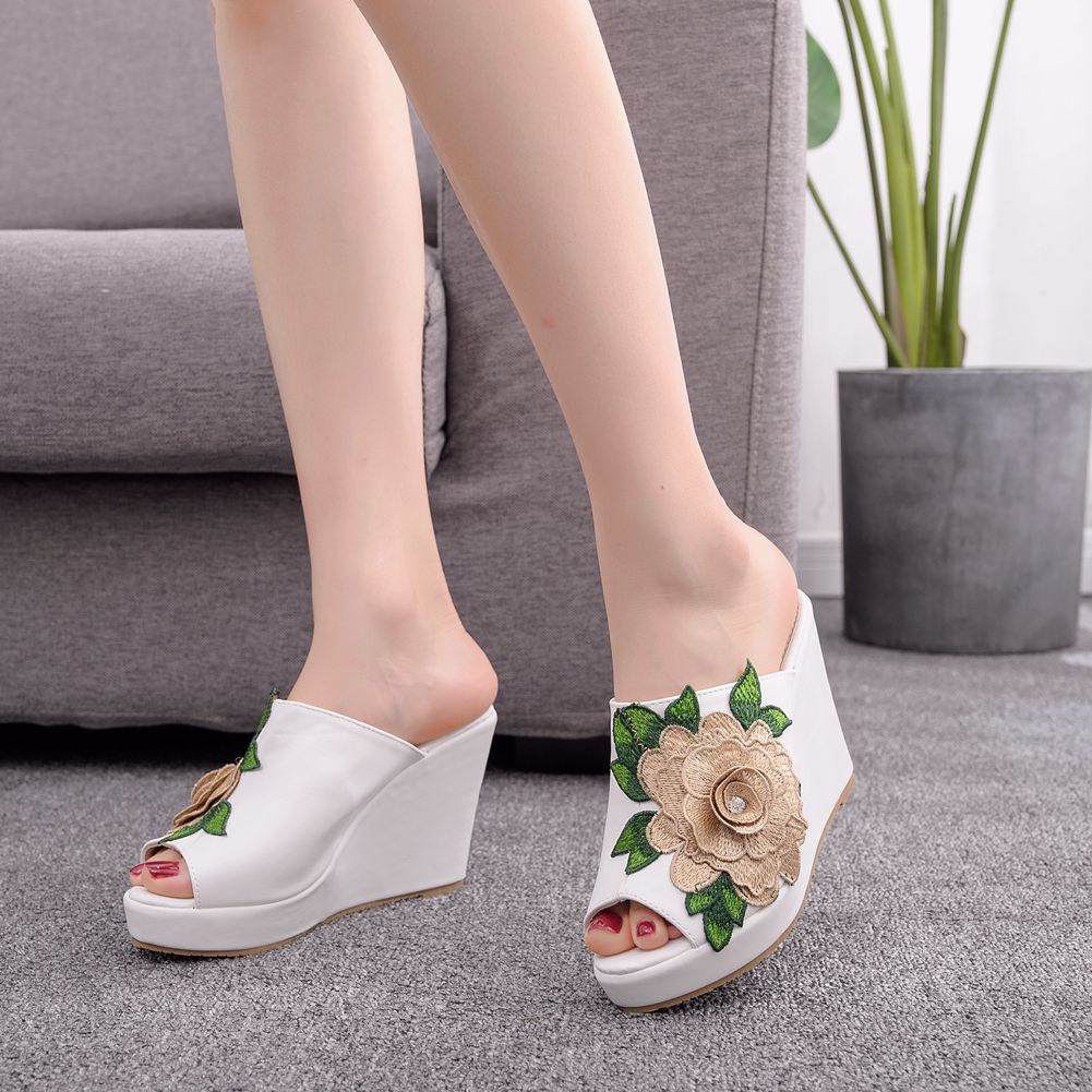 Womens Flower Open Toe Fashion - Queen Street Fashion review and price