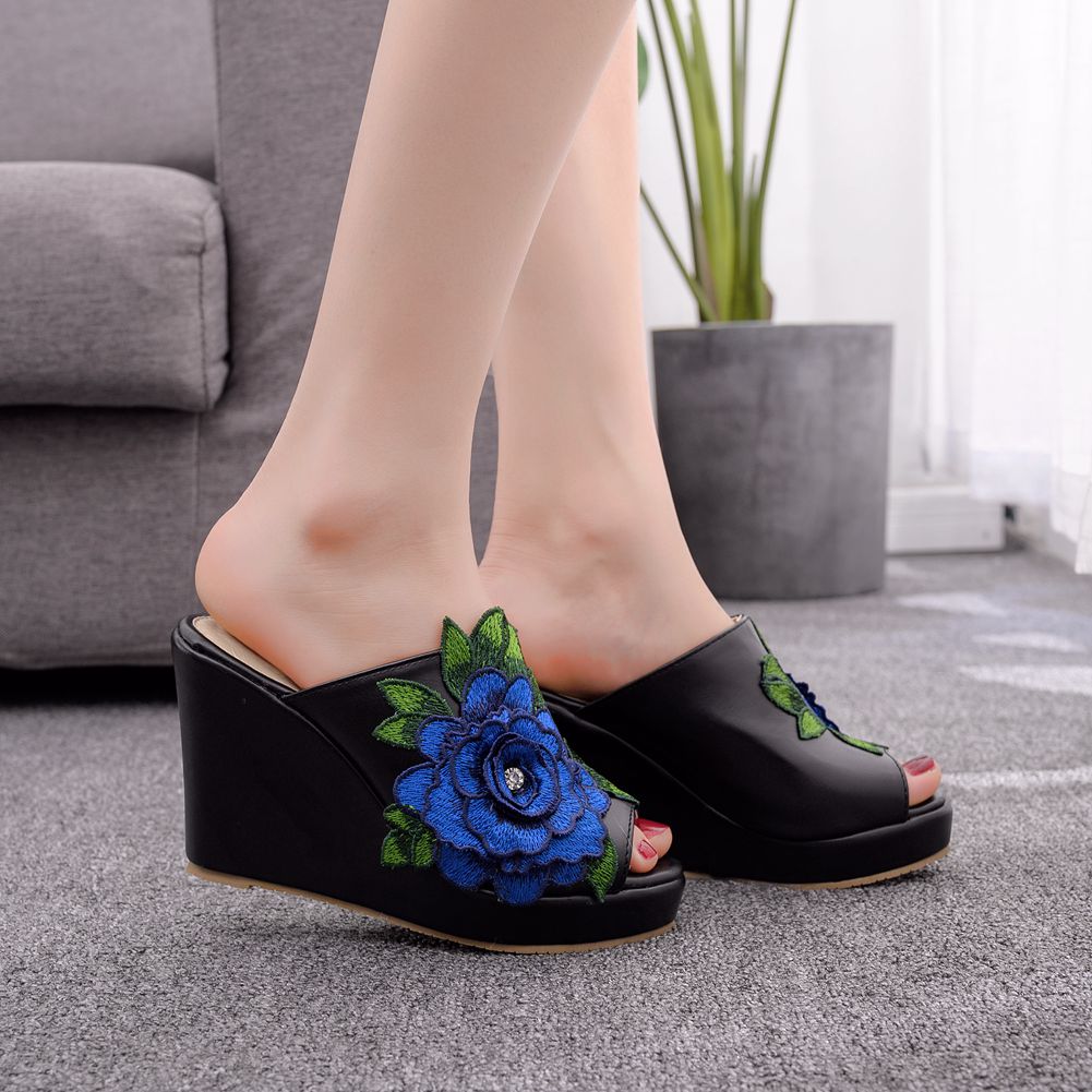 Womens Flower Open Toe Fashion - Queen Street Fashion review and price