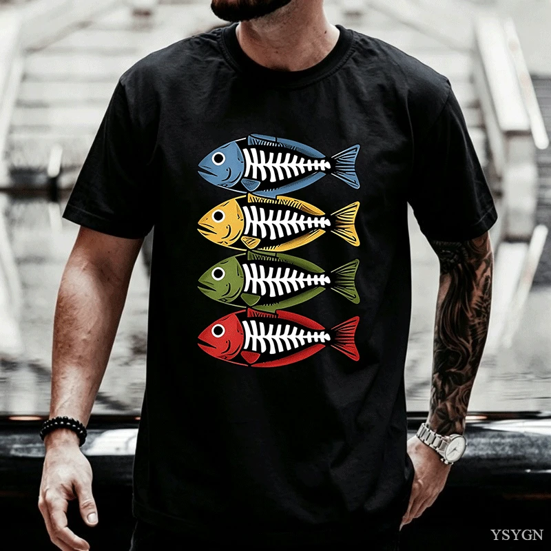 Mens Cotton Tee Retro Color Fi - Street Fashion For Short Guys review and price