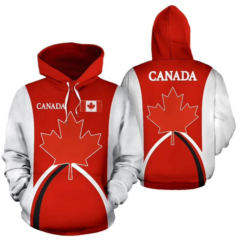 Canada Hoodie Maple Leaf 3d Pr - Street Fashion Canada review and price