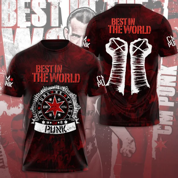 CM Punk 3D All Over Print T-Sh - Street Fashion For Short Guys review and price