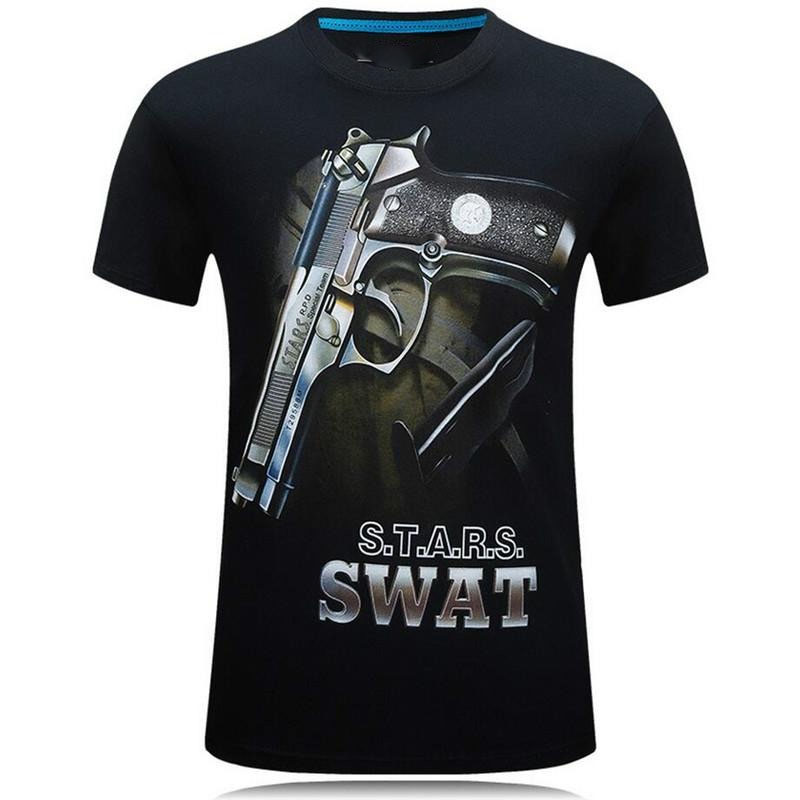 Tough Guy Style 3D Print T-shi - Street Fashion For Short Guys review and price
