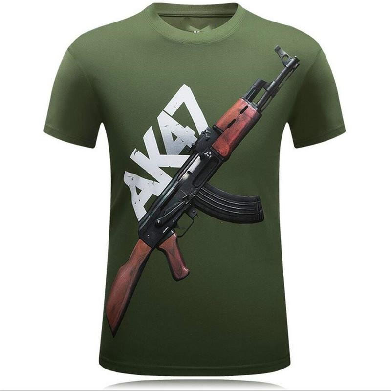 Tough Guy Style 3D Print T-shi - Street Fashion For Short Guys review and price