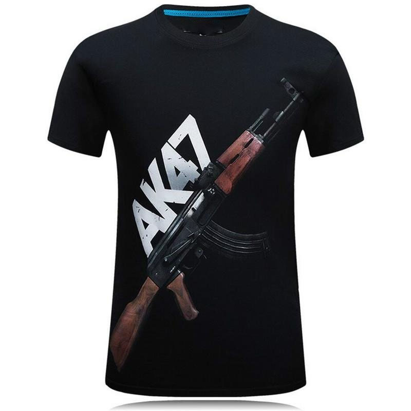Tough Guy Style 3D Print T-shi - Street Fashion For Short Guys review and price