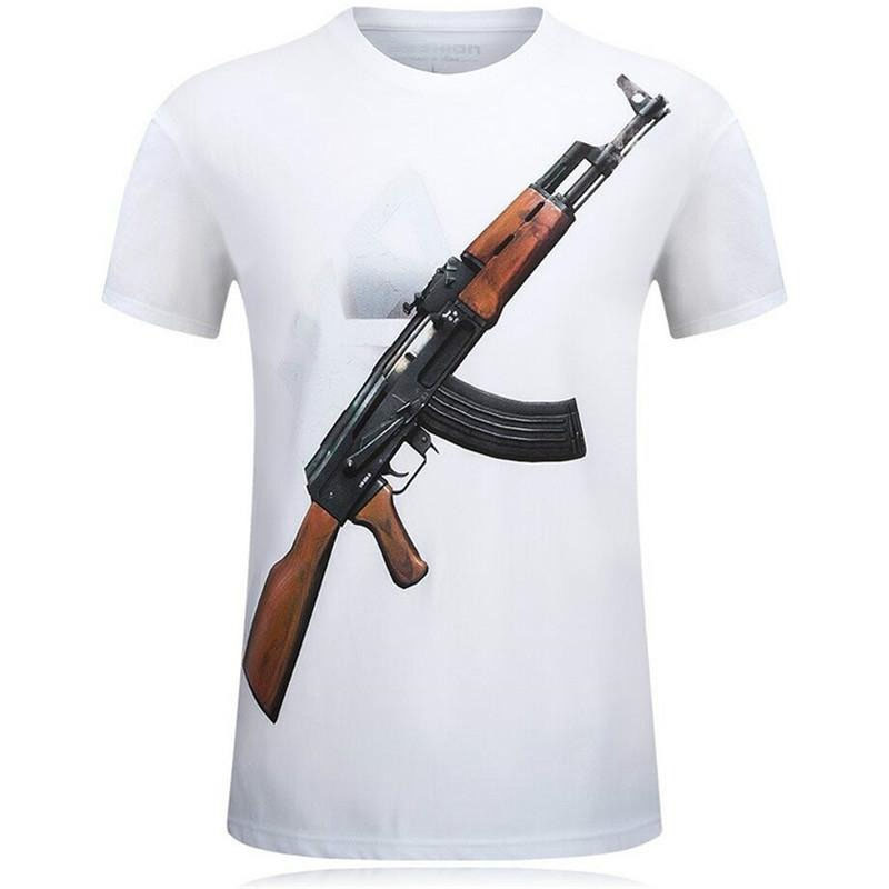 Tough Guy Style 3D Print T-shi - Street Fashion For Short Guys review and price