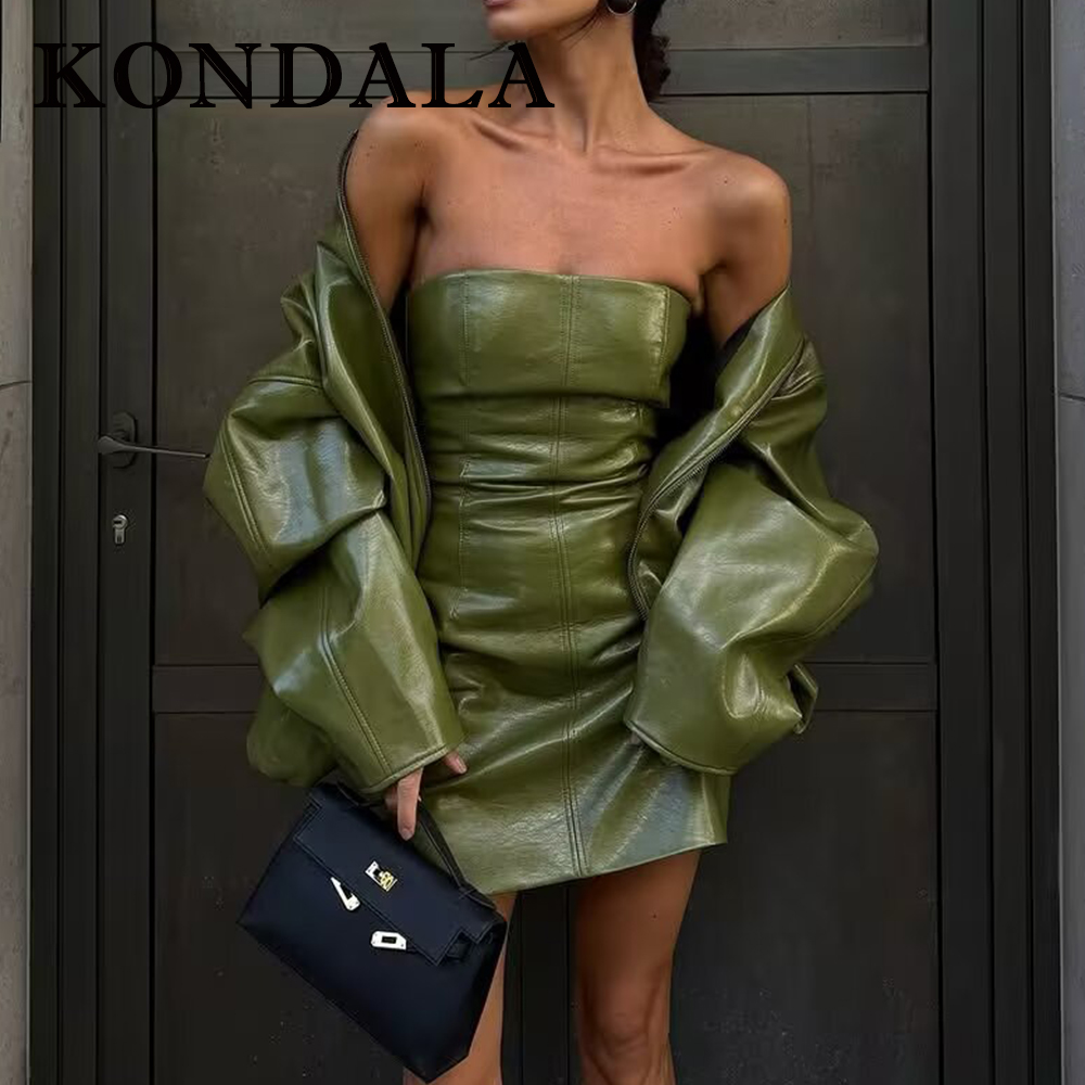 KONDALA Chic Streetwear Green  - Fashion Street Night review and price