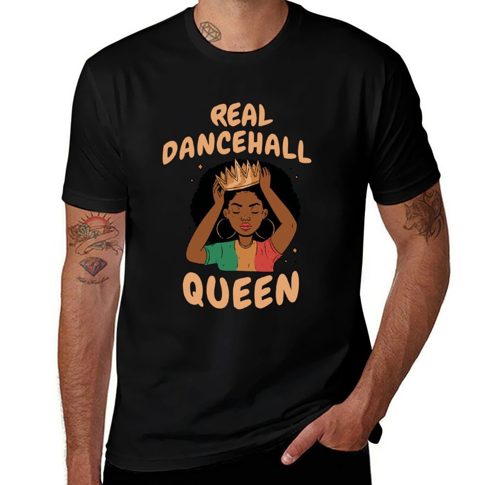 Real Dancehall Queen T-Shirt S - Queen Street Fashion review and price